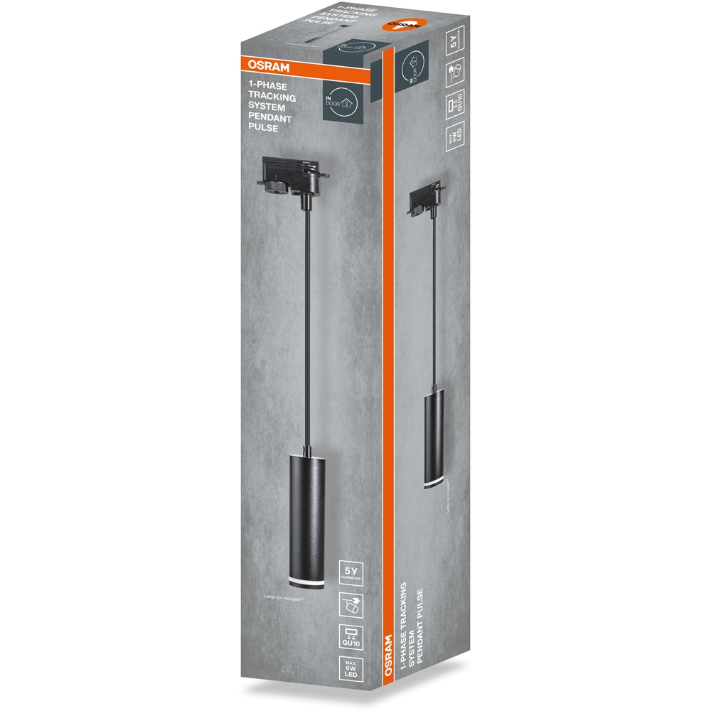 Pendul OSRAM Pulse, 1 x GU10, IP20, negru
