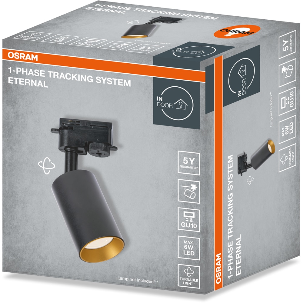 Spot OSRAM Eternal, 1 x GU10, IP20, negru