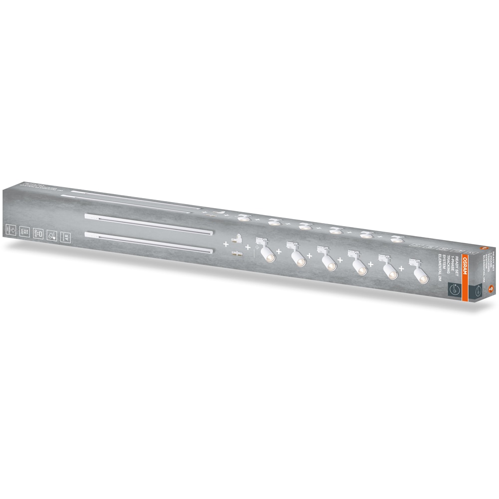 Sina OSRAM Elemental, 6 proiectoare, alb