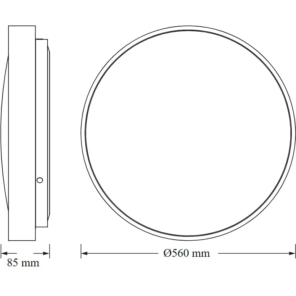 Plafoniera LED OSRAM Luxo, 60W, 3300lm, 4000K, IP20, auriu