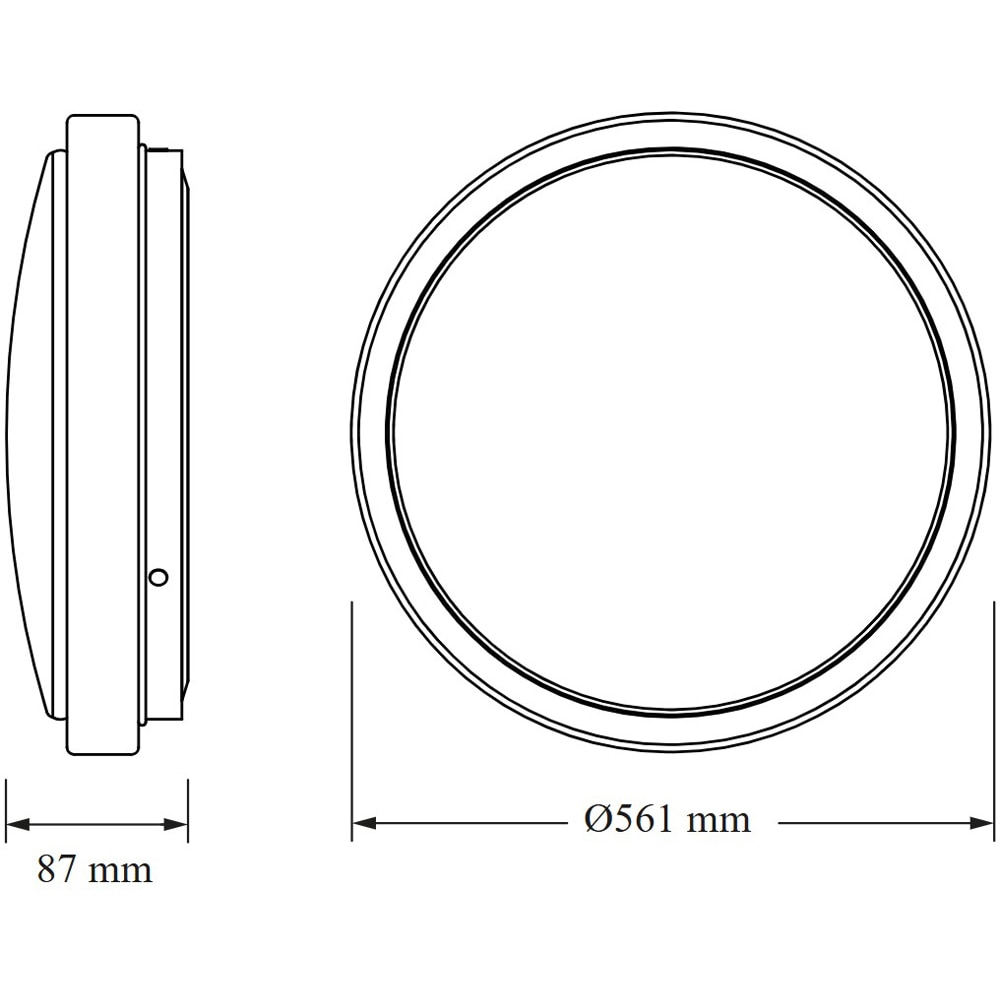 Plafoniera LED OSRAM Skyne, 72W, 5040lm, 3000K, IP20, alb