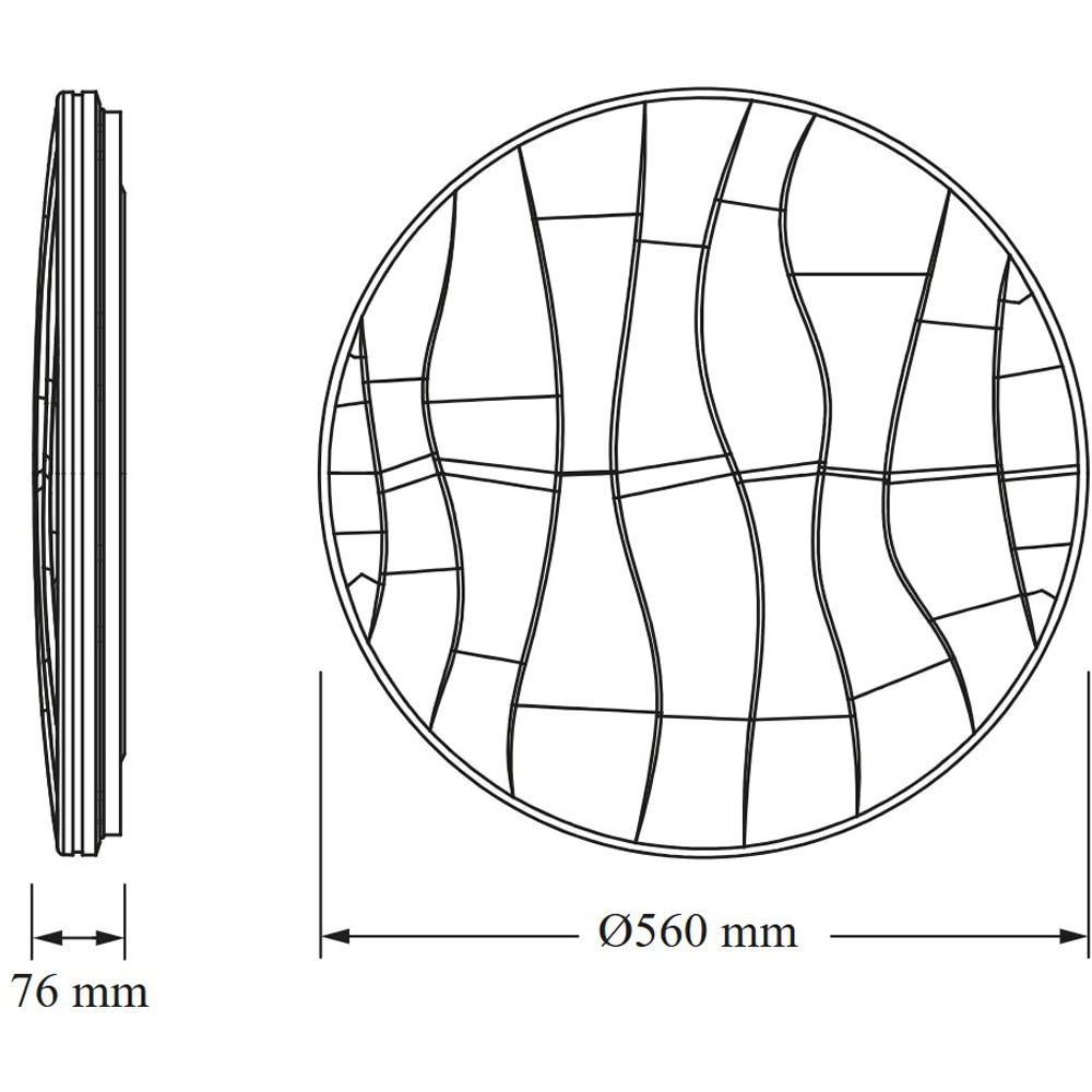 Plafoniera LED OSRAM Pavo, 72W, 5040lm, 4000K, IP20, alb