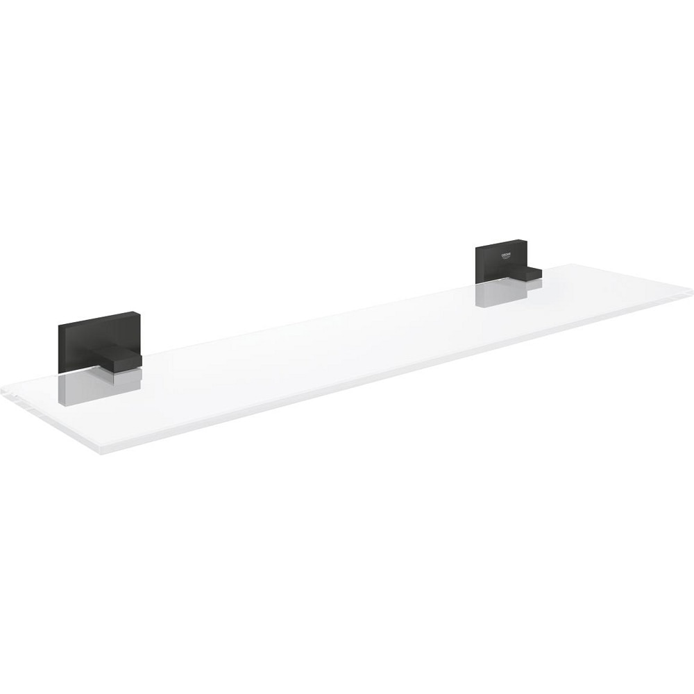 Raft baie GROHE Start Cube 411092430, 53 cm, sticla, negru