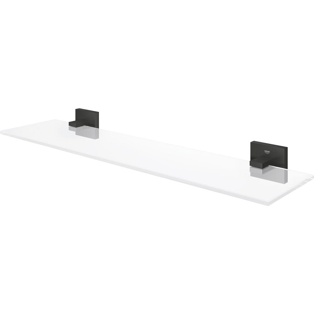Raft baie GROHE Start Cube 411092430, 53 cm, sticla, negru