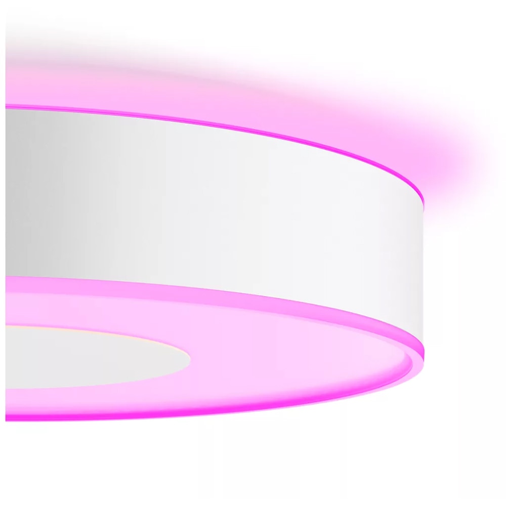 Plafoniera LED smart PHILIPS HUE Xamento, 52.5W, 3700lm, IP44, alb