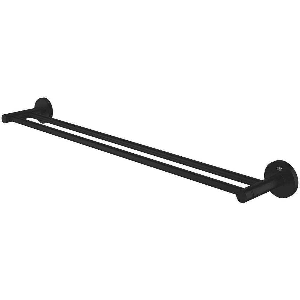 Suport prosop dublu GROHE Start 412032430, 65 cm, metal, negru