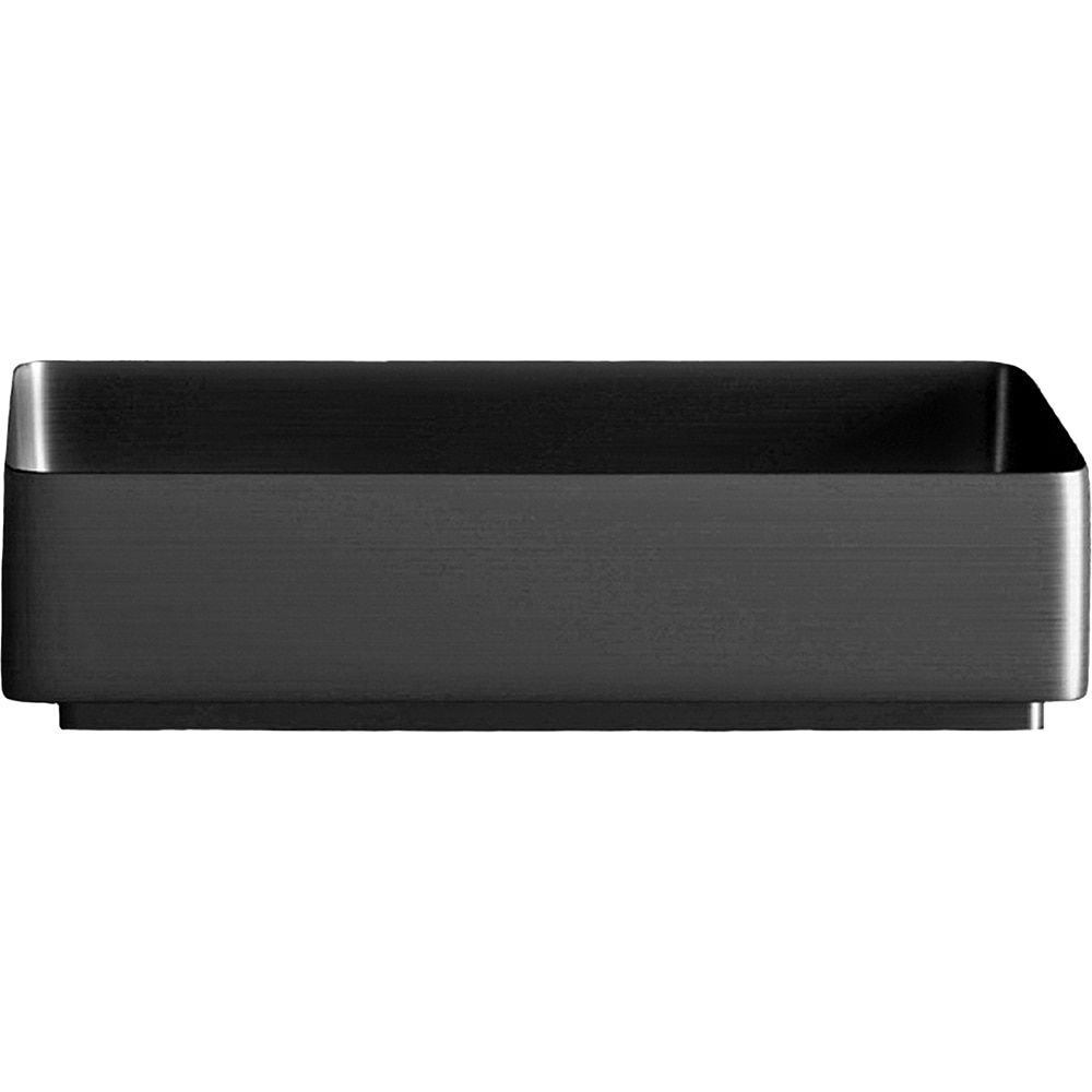 Lavoar pe blat SANDONNA HD4040, inox, 44 x 44 cm, negru