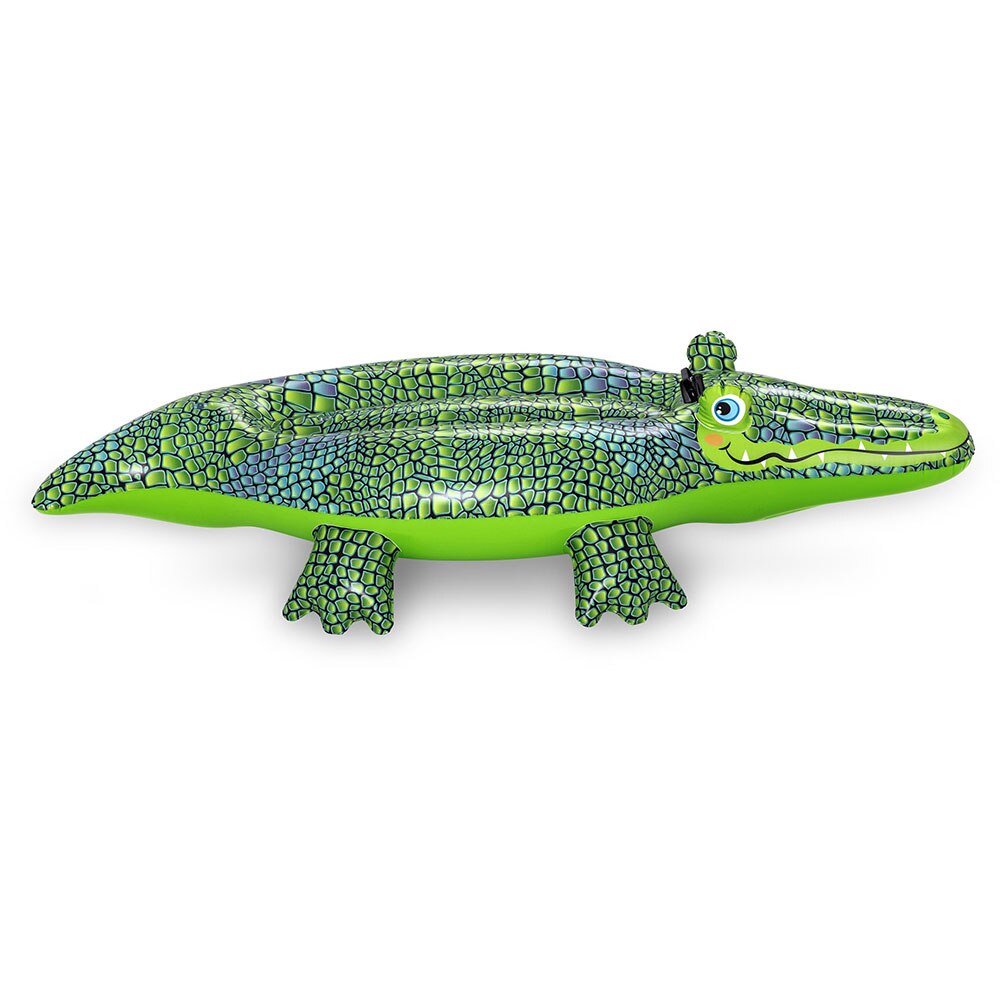 Crocodil gonflabil BESTWAY, PVC, 152 x 71 cm, verde