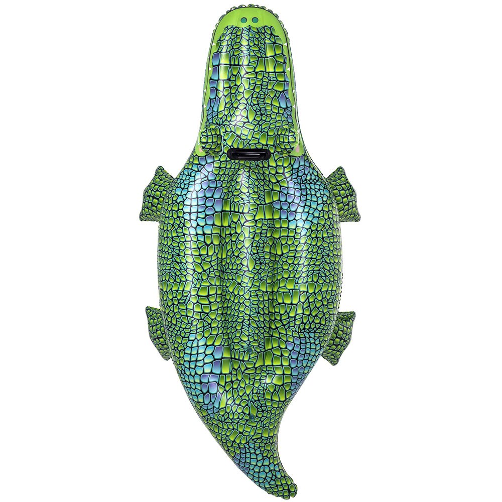 Crocodil gonflabil BESTWAY, PVC, 152 x 71 cm, verde