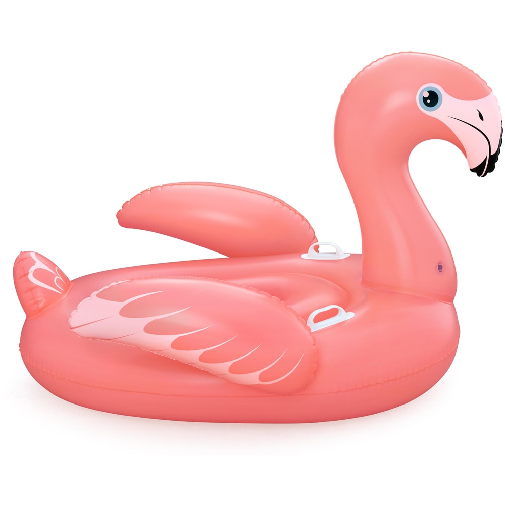 Saltea gonflabila BESTWAY, 3 ani+, 128 x 110 x 87 cm, capacitate maxima 45 kg, forma flamingo