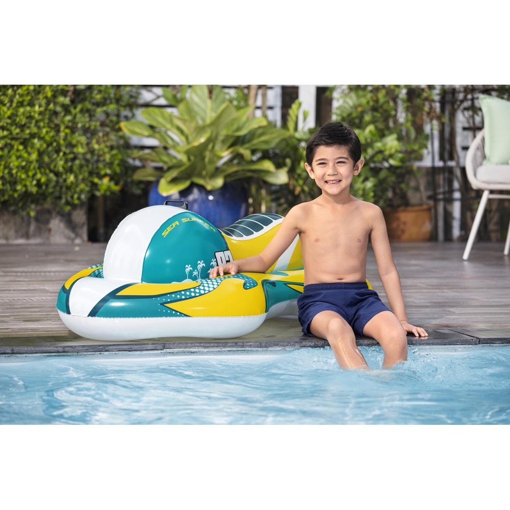 Saltea gonflabila BESTWAY, 3 ani+, 109 x 63.5 x 35.5 cm, capacitate maxima 45 kg, forma jet ski