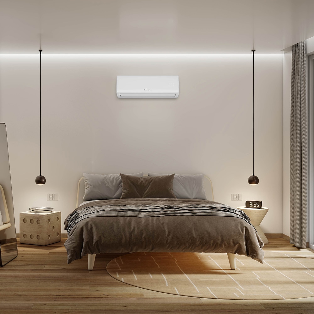 Aer conditionat ARISTON Kios Net 25, 9000BTU, A++/A+, Wi-Fi, Functie Incalzire, Inverter, alb