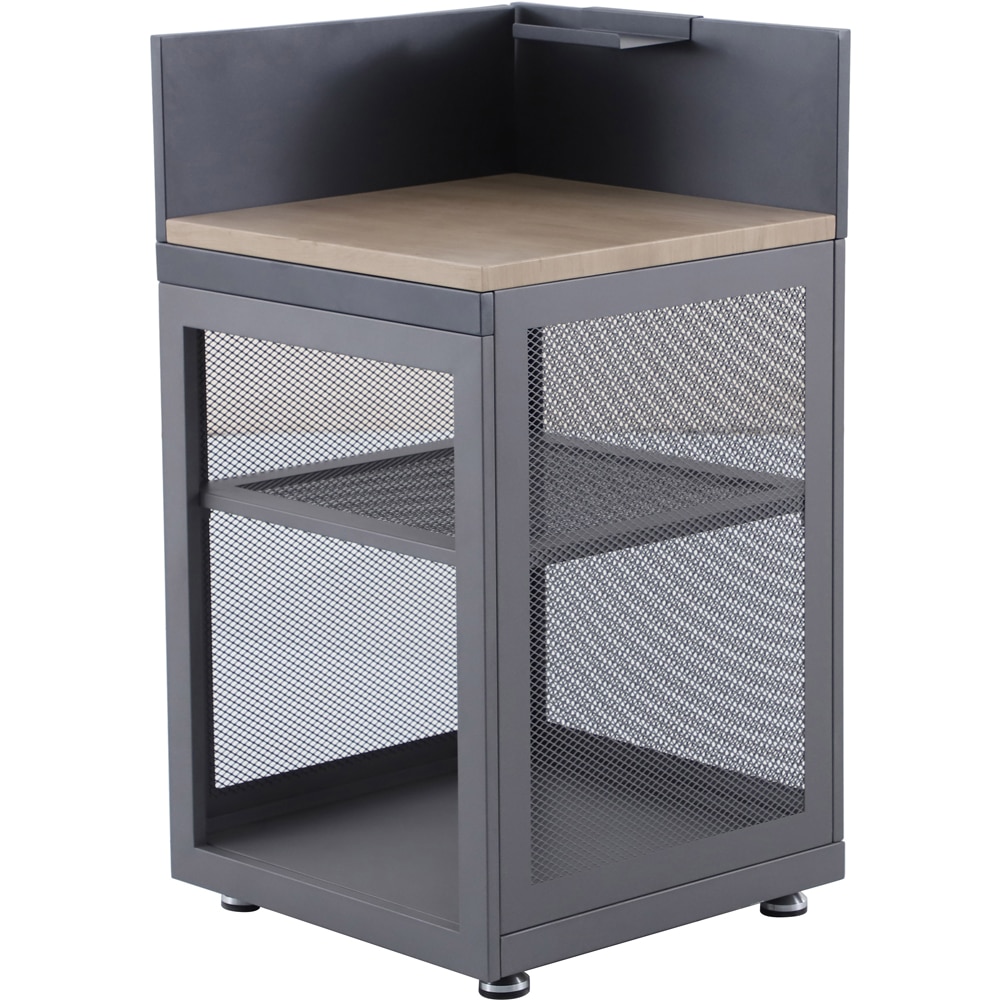 Dulap colt gradina GOODHOME Cucino, otel, 60 x 60 x 110 cm, gri