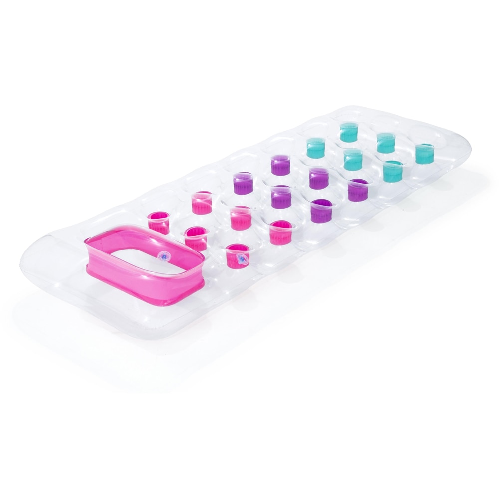 Saltea gonflabila BESTWAY, 1 persoana, 177 x 63 x 16 cm, capacitate maxima 90 kg, transparent