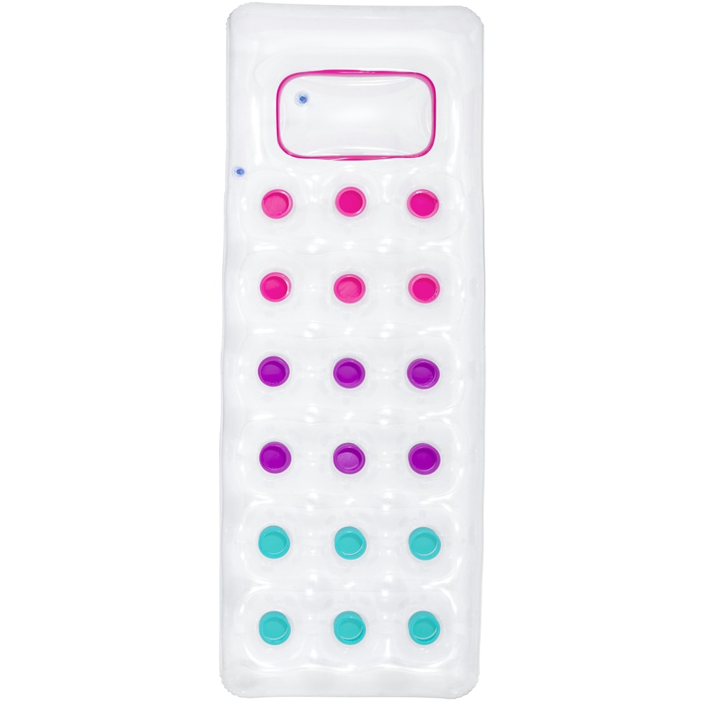 Saltea gonflabila BESTWAY, 1 persoana, 177 x 63 x 16 cm, capacitate maxima 90 kg, transparent