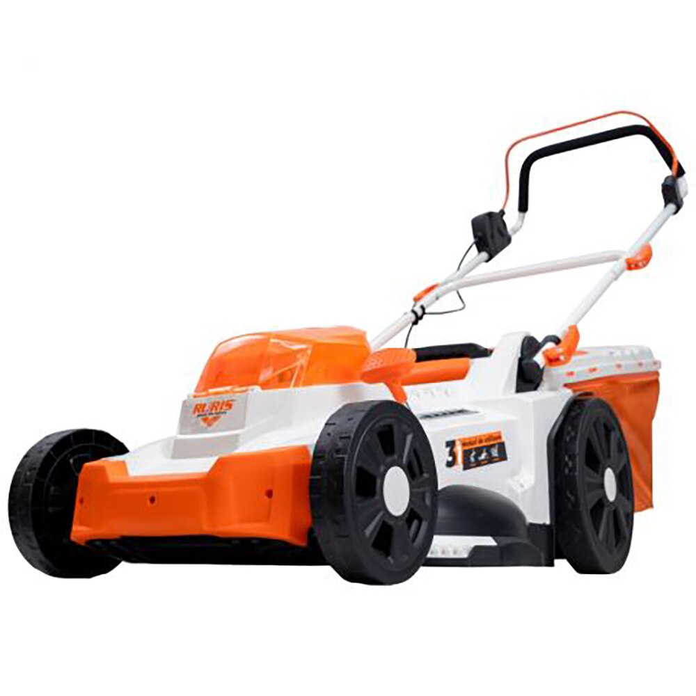 Masina de tuns iarba RURIS RXI4344E, fara acumulator, latime taiere 43cm, cos 50L, portocaliu