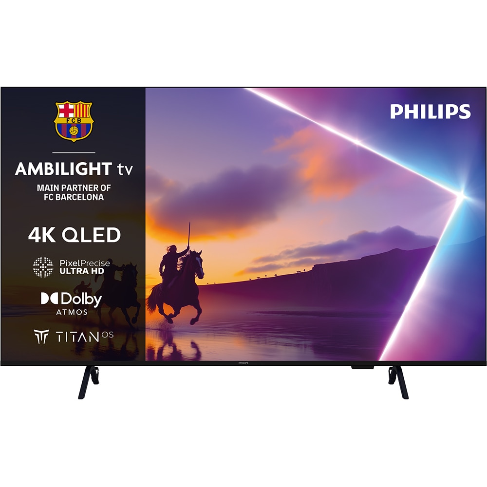 Televizor QLED Smart PHILIPS 43PUS8400, Ultra HD 4K, HDR10+, 108cm