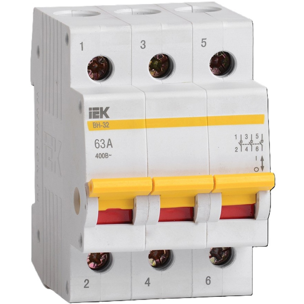 Siguranta automata IEK MNV10-3-063, 63A, IP20, 400V