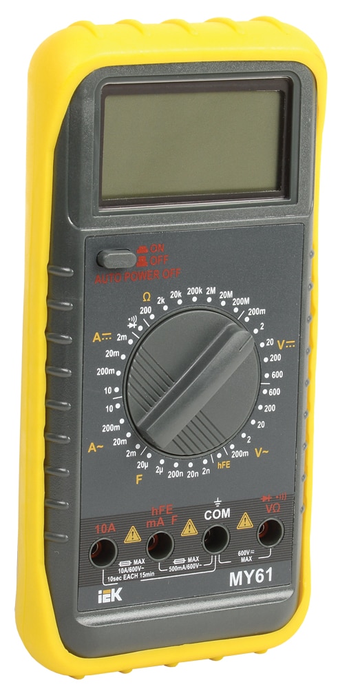 Multimetru digital MY61 • IEK ELECTRIC, Professional series