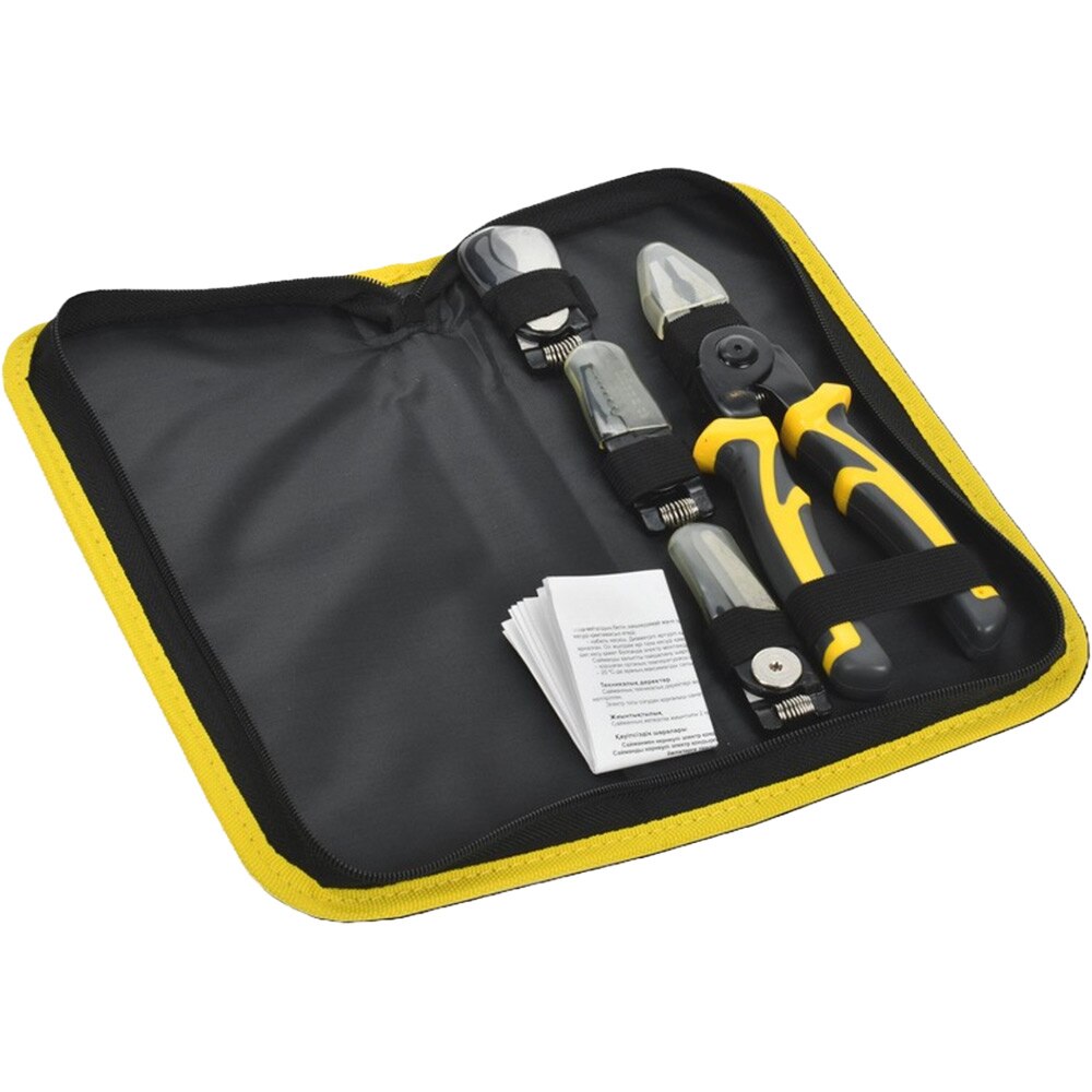 Cleste multifunctional K1, 4 capete, 27 x 14.3 x 4.3 cm, metal, galben