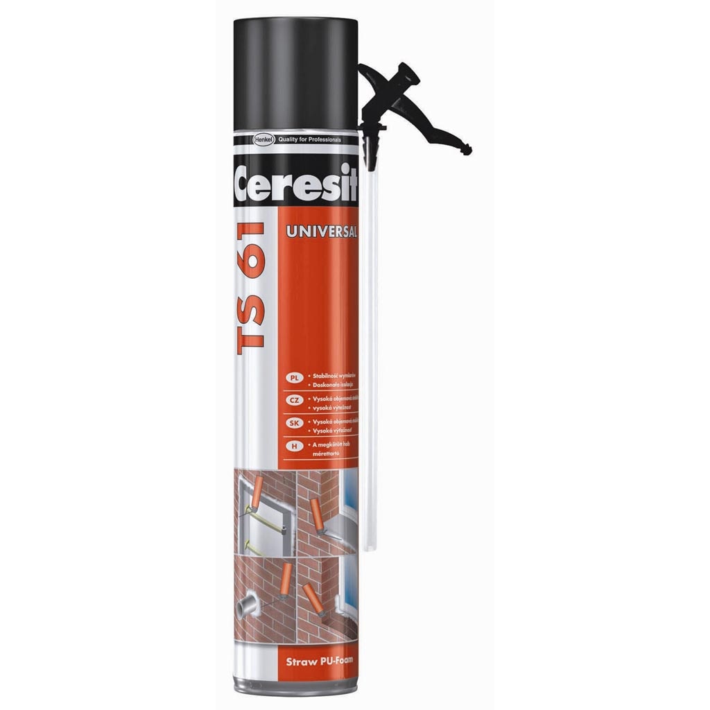 Spuma poliuretanica CERESIT, aplicare manuala, 750 ml