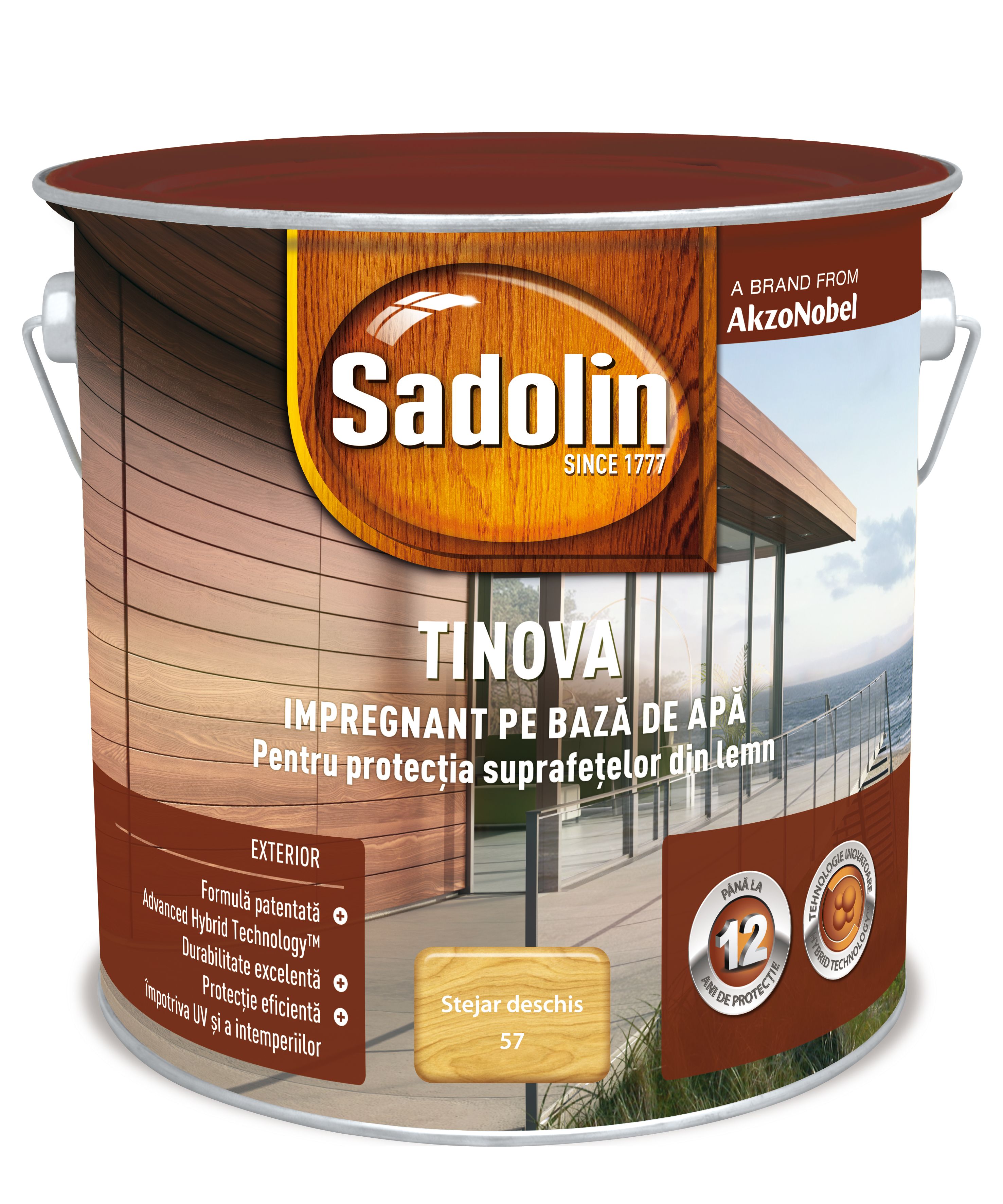 Lazura pentru lemn, stejar deschis, 2.5 l • Sadolin