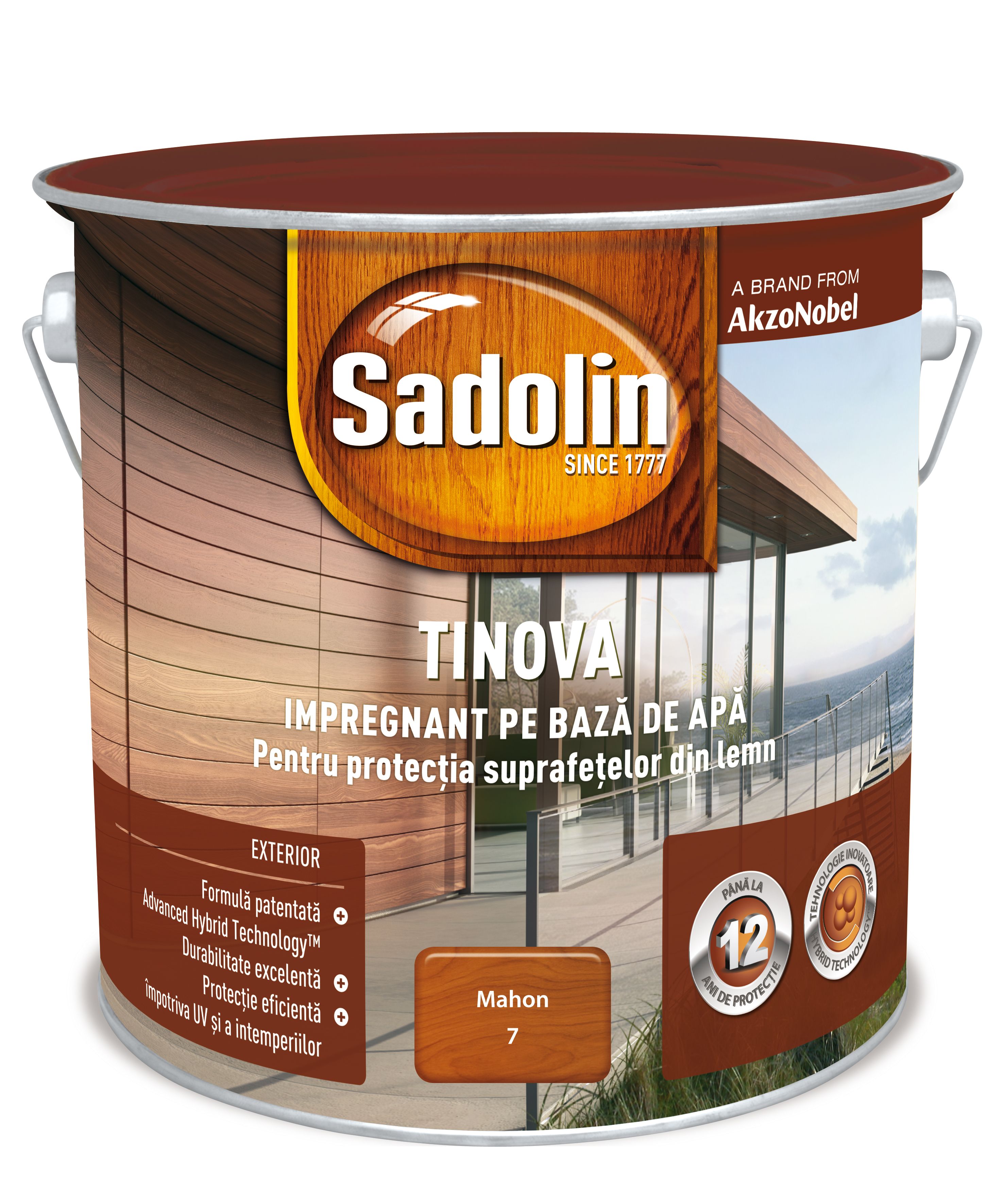 Lazura pentru lemn, mahon, 2.5 l • Sadolin