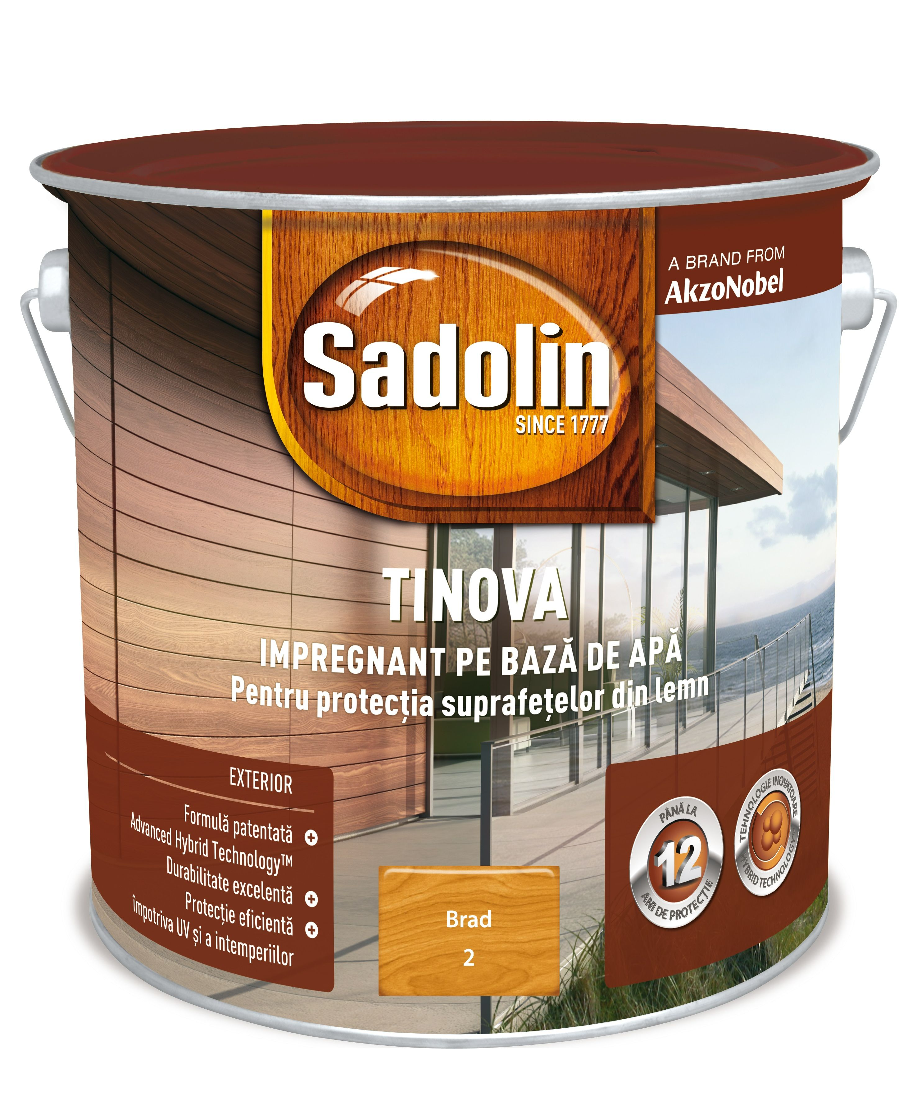 Lazura pentru lemn, brad, 2.5 l • Sadolin