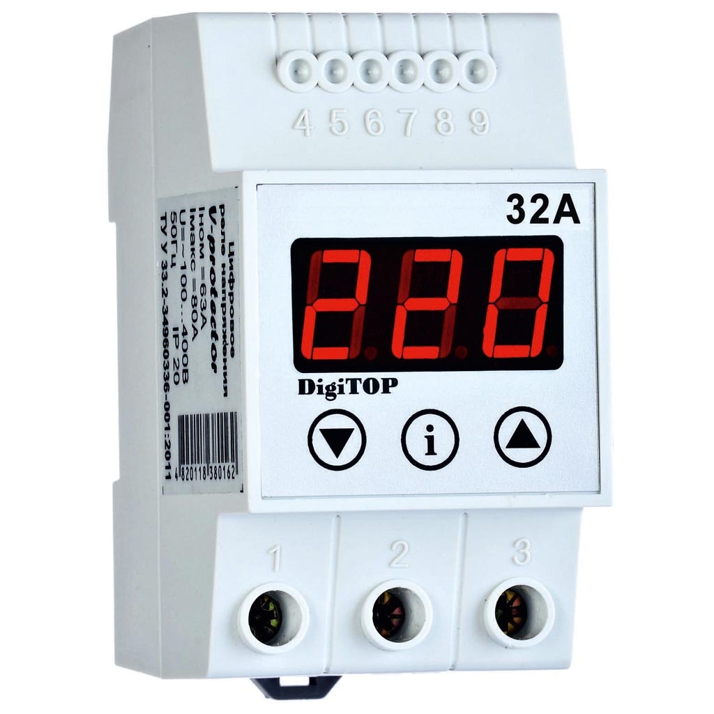 Releu protectie tablou VP - 32A, maxim 40A