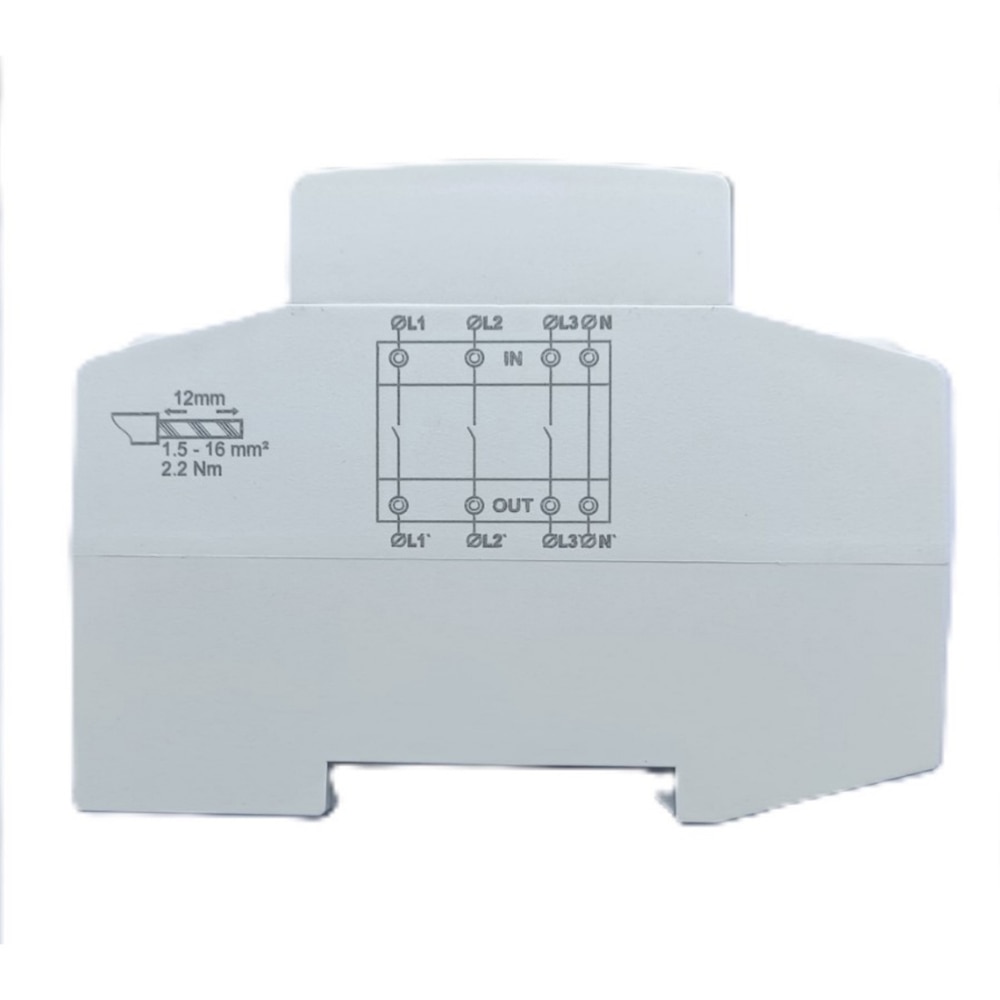 Releu protectie tensiune IEK V-PRO-3F63A, 63A, IP20, 400V