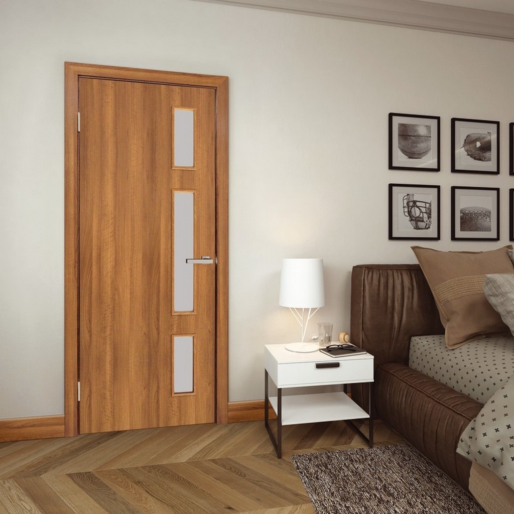 Foaie usa de interior, pvc, anin, reversibila, 200 x 60 cm • Solo 