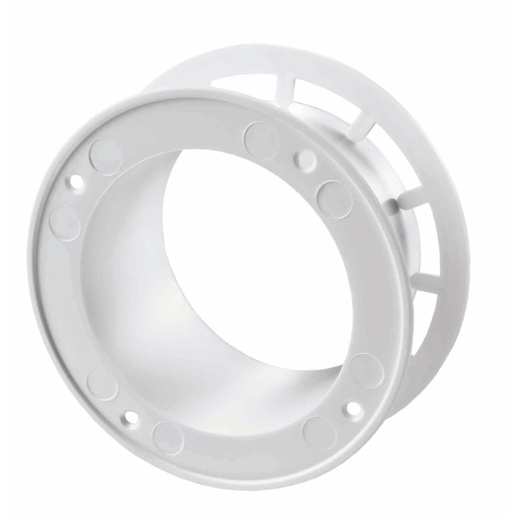 Flansa plastic, 100 mm, alb 