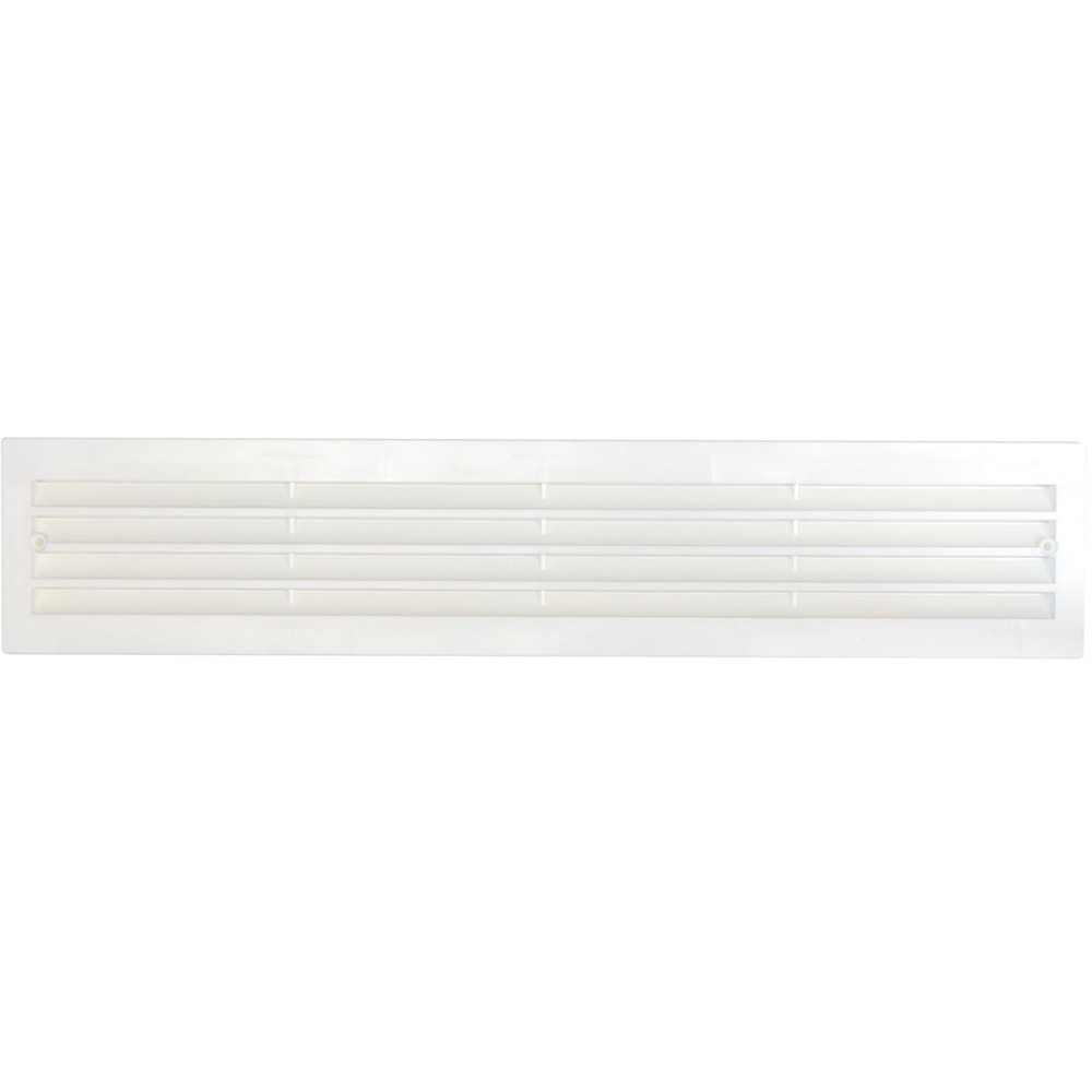 Grila ventilatie usa MV430/2, 429 x 80 mm, PVC, alb