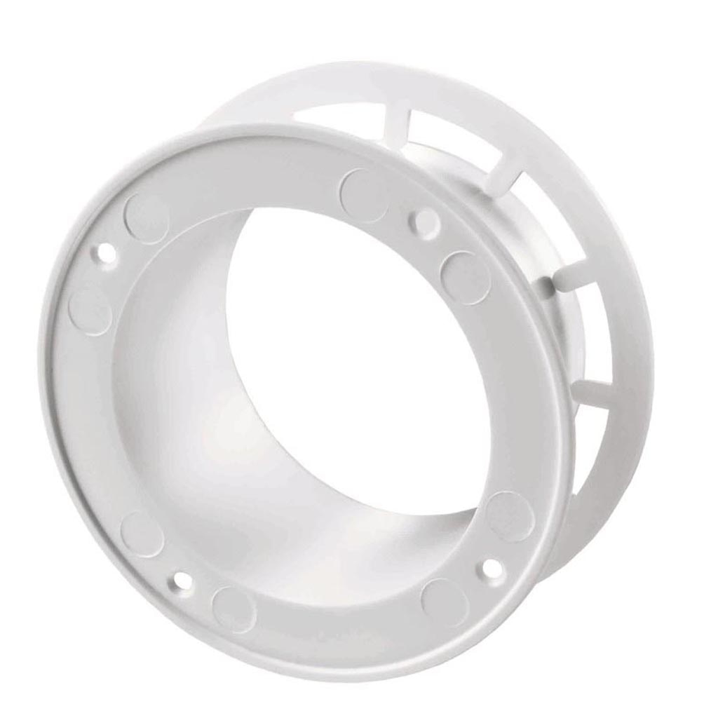 Flansa plastic, 150 mm, alb 