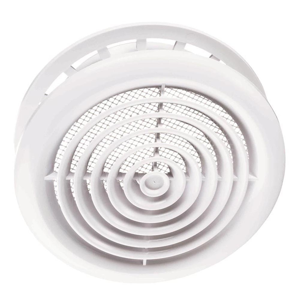 Difuzor tavan, 125 mm, alb 