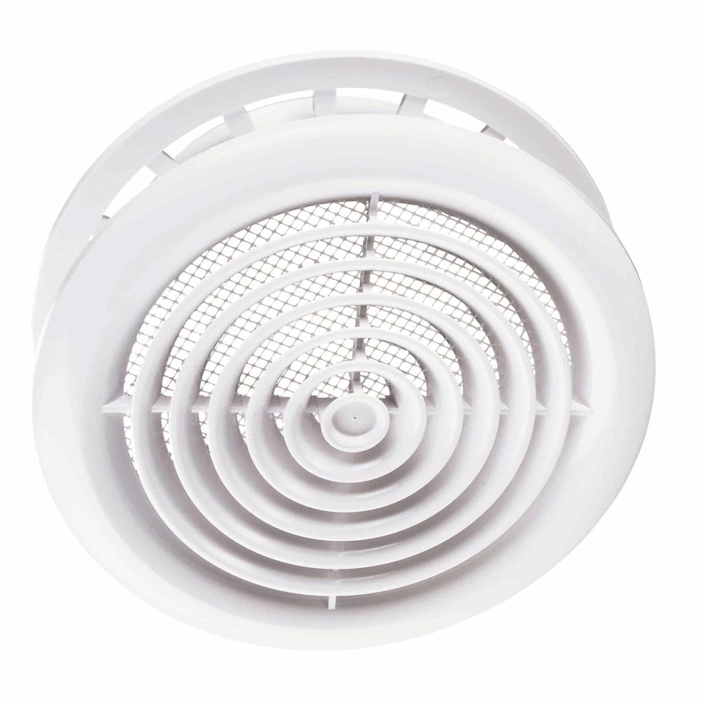 Difuzor tavan, 100 mm, alb 