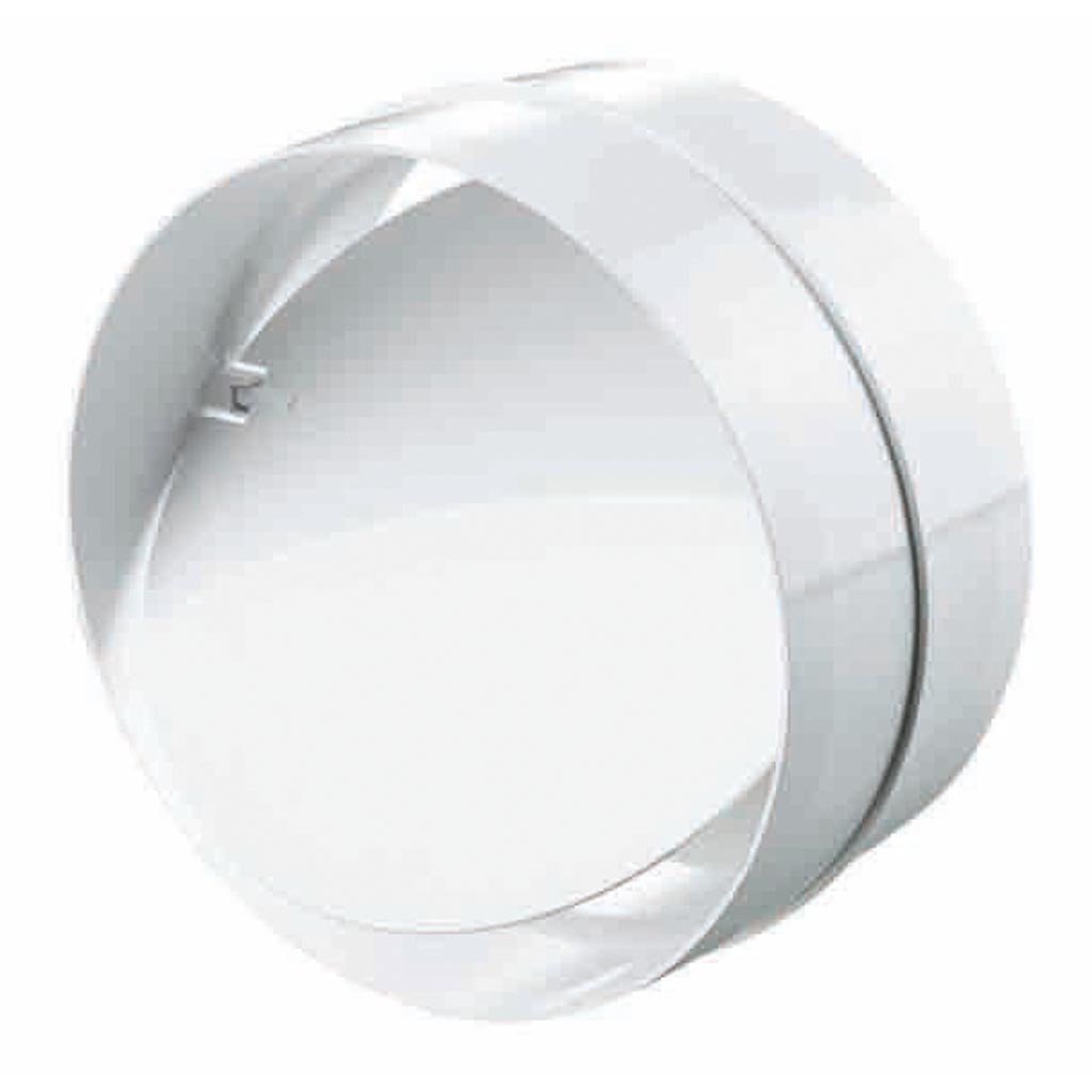 Conector clapeta antiretur, 100 mm, alb 