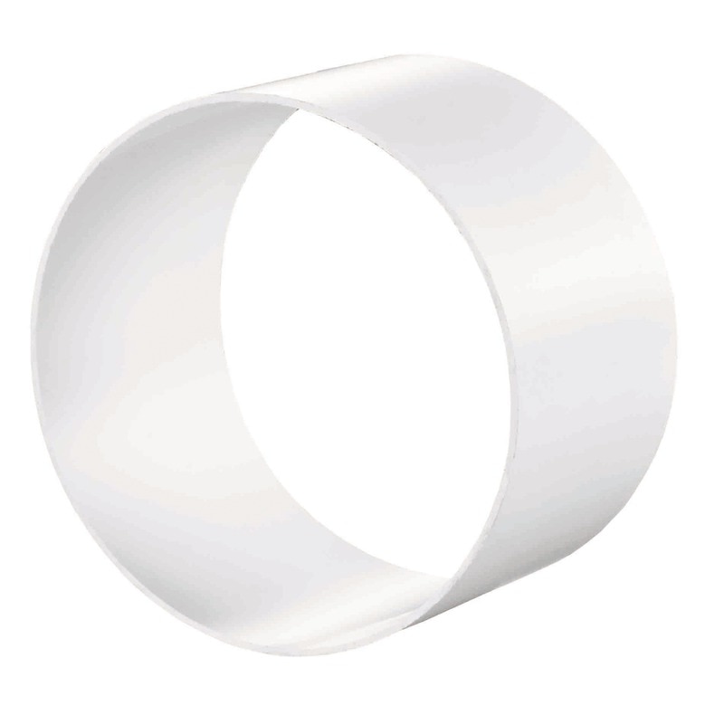 Conector ventilatie tub flexibil PVC, 150 mm, alb 