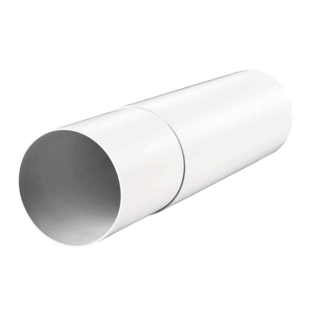 Tub telescopic PVC, 150 mm, 350-500 mm, alb