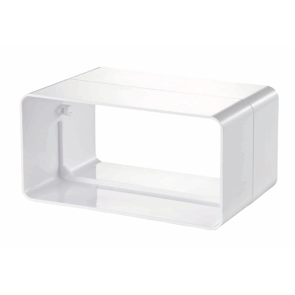 Conector pentru canal plat PVC, 60 x 120 mm 