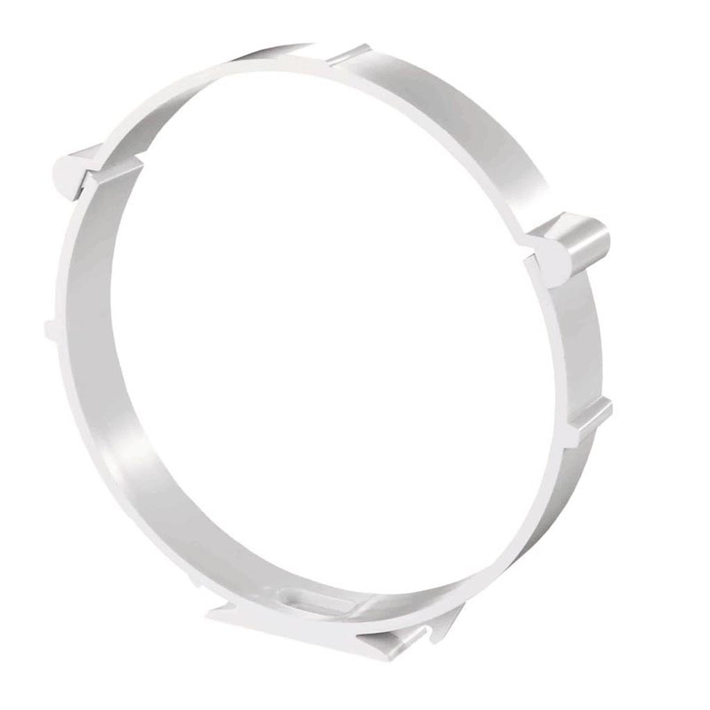 Sistem prindere tubulatura 125mm alb