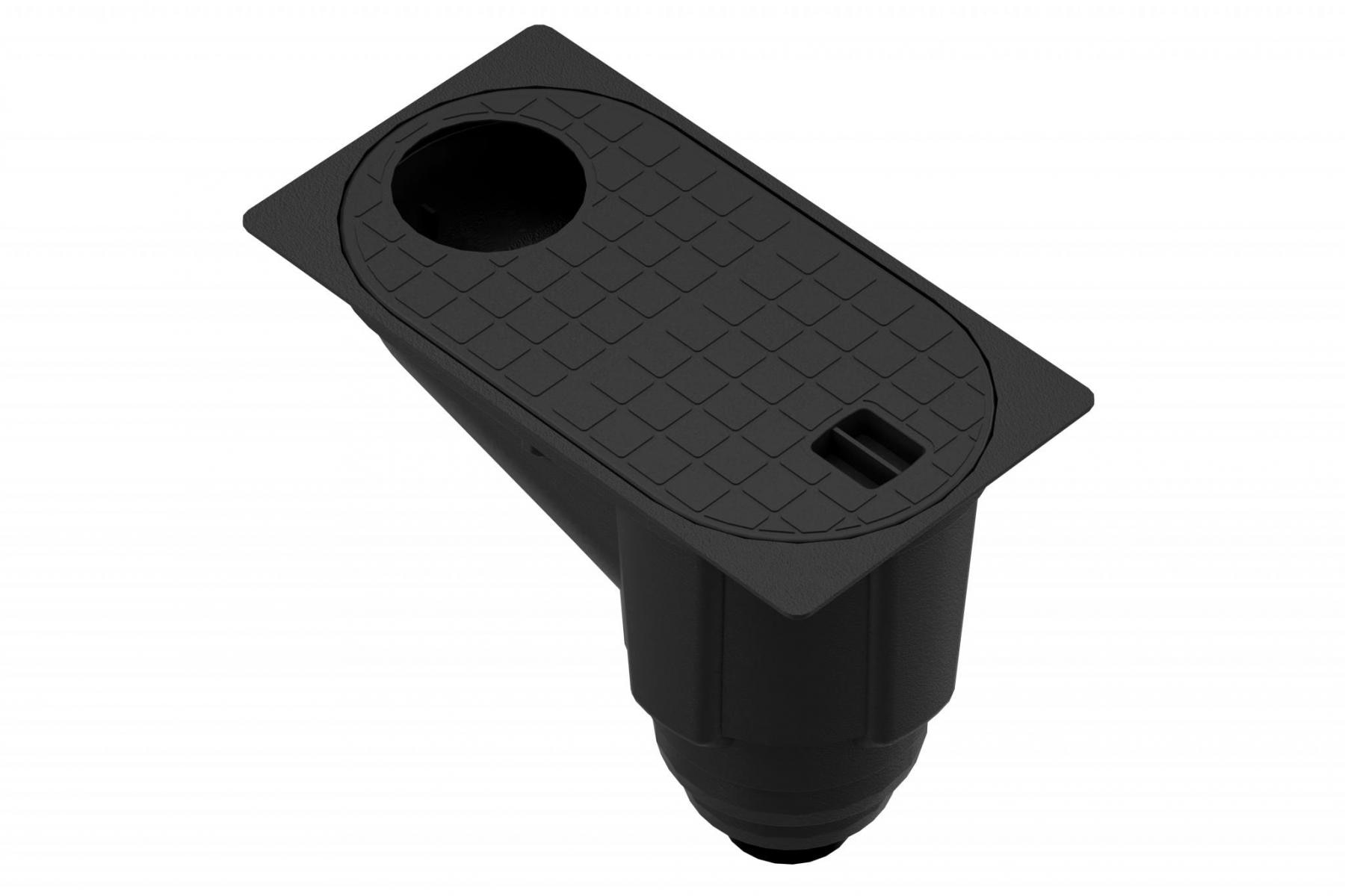 Kit camin PP  burlan Negru D 110 A15  Vodaland