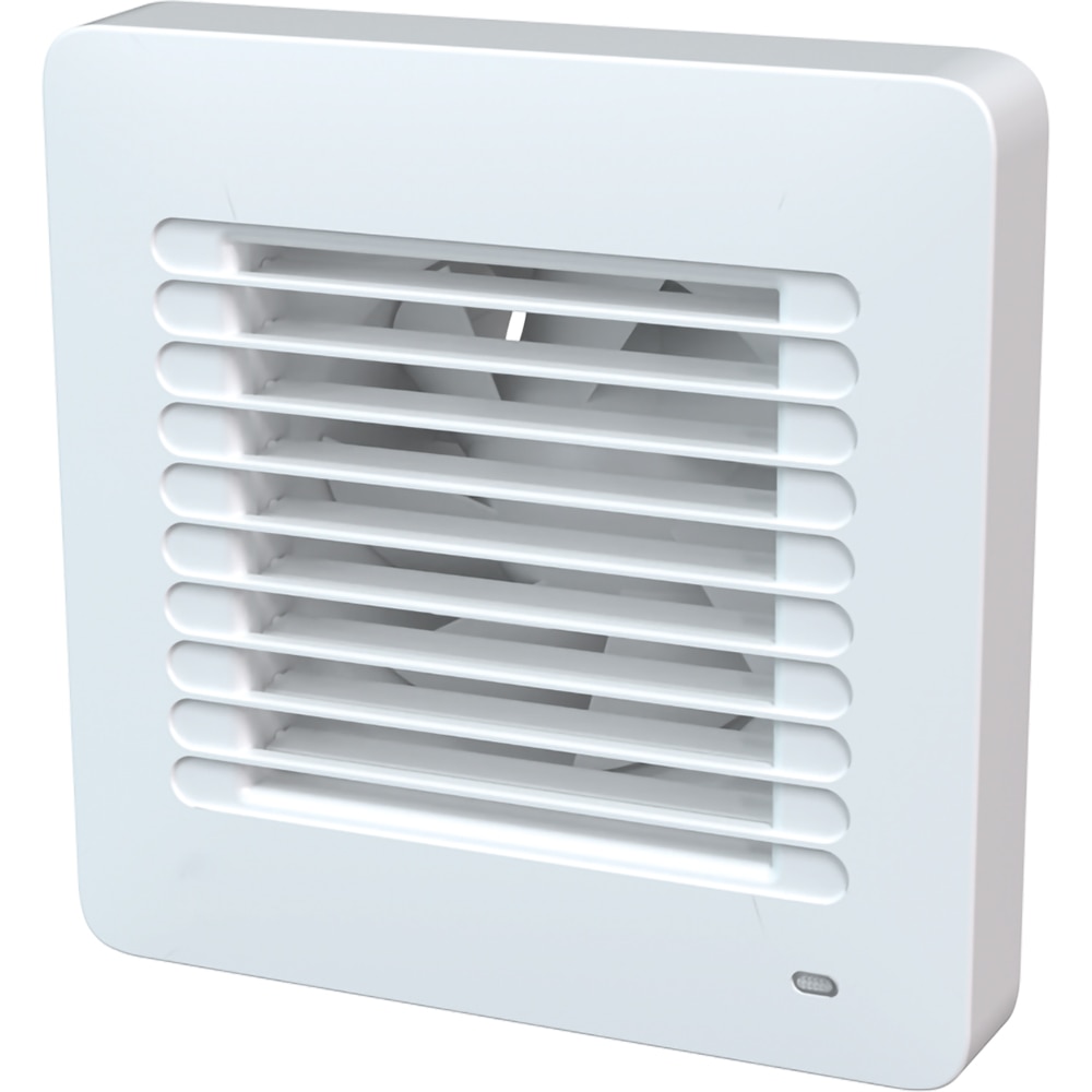 Ventilator axial VENTS Alta 100 T, 11 W, 100 mm, Timer, Jaluzele automate, alb