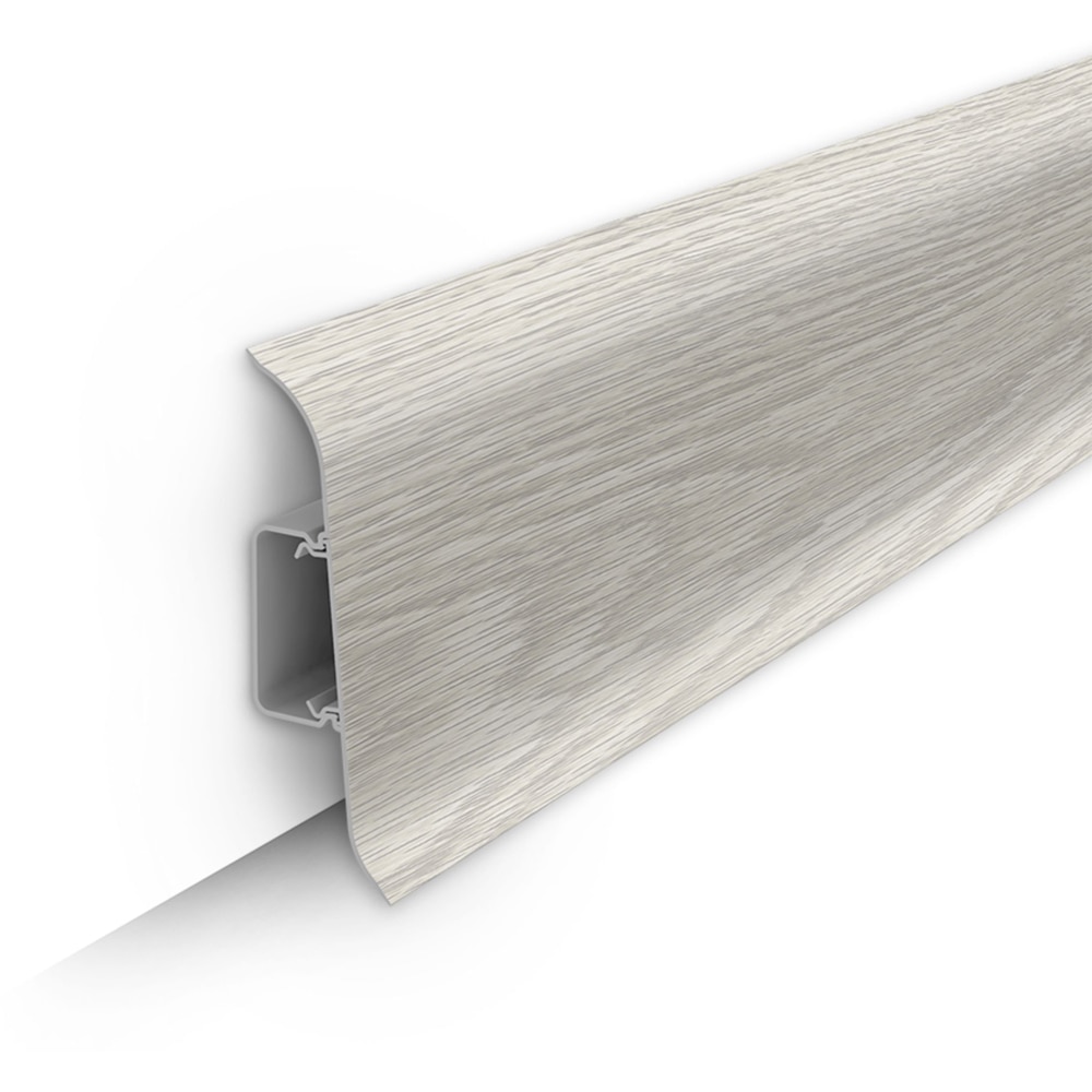 Plinta Wood Class KN59, PVC, stejar iceberg, 2.2 m