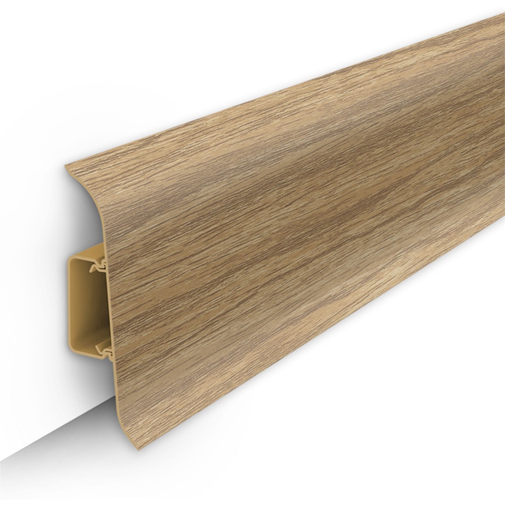 Plinta Wood Class KN59, PVC, pin auriu, 2.2 m