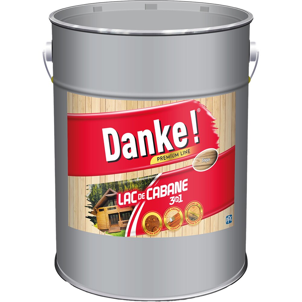 Lac de cabane DANKE, stejar, 10L