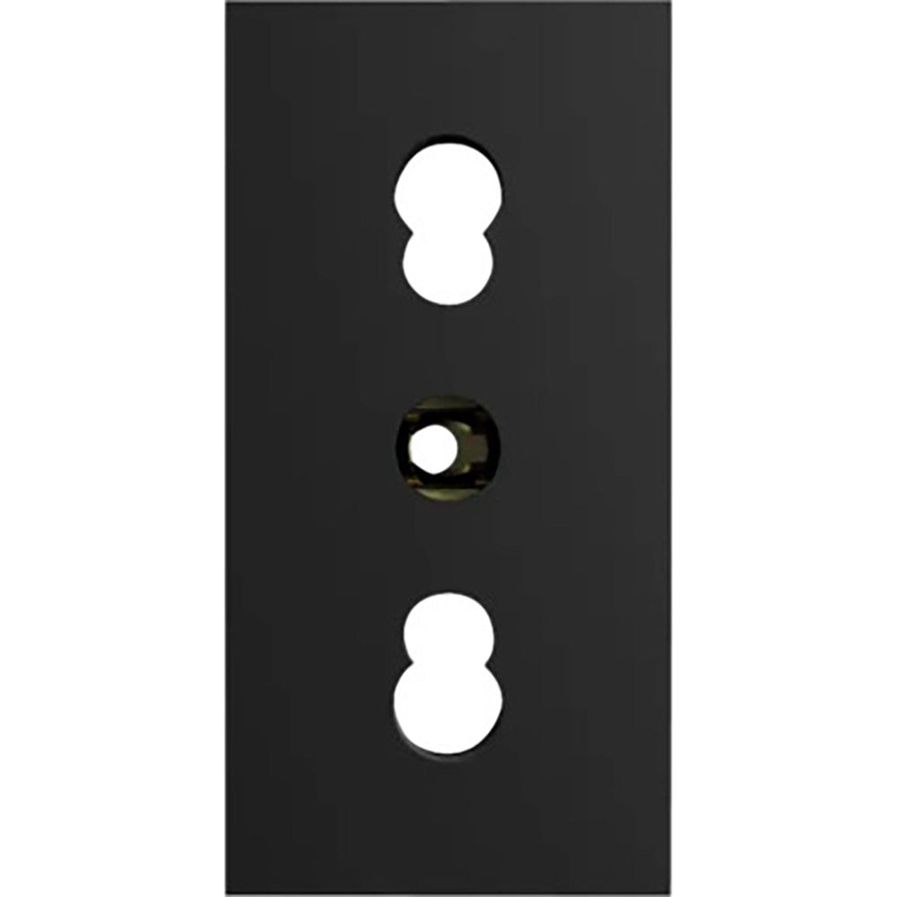 Modul priza simpla Livolo VL-FCTL16A-1BP, model italian, 16A, negru