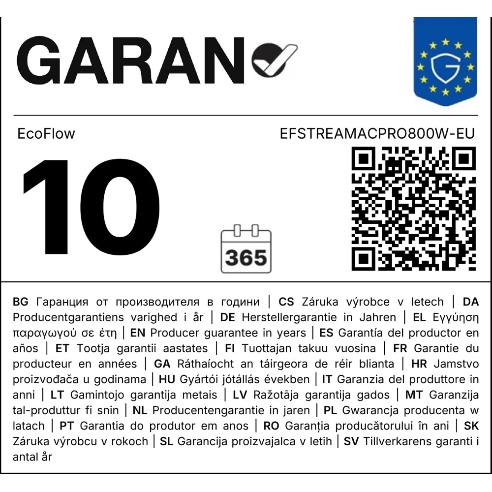Baterie centrala fotovoltaica ECOFLOW Stream AC Pro, 1.92kWh, Plug&Play, IP65, negru