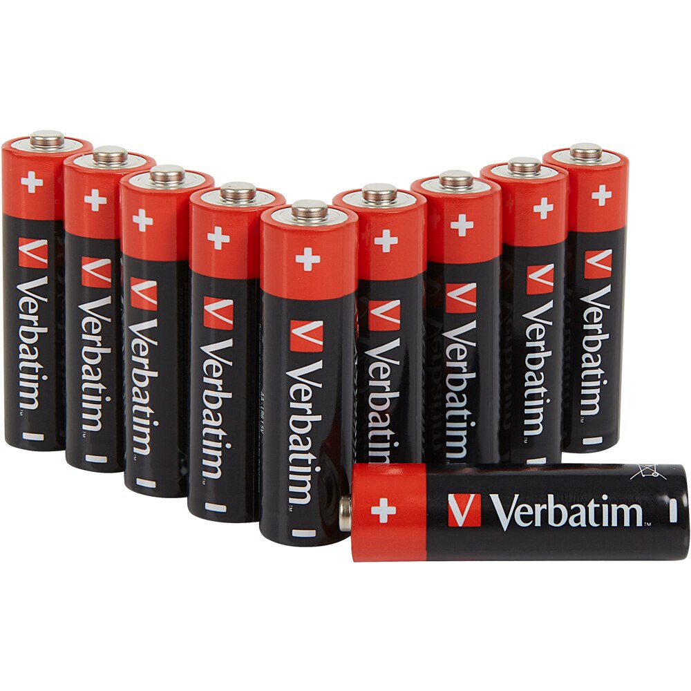 Baterie alcalina VERBATIM 49875, AA, 1.5V, 10buc