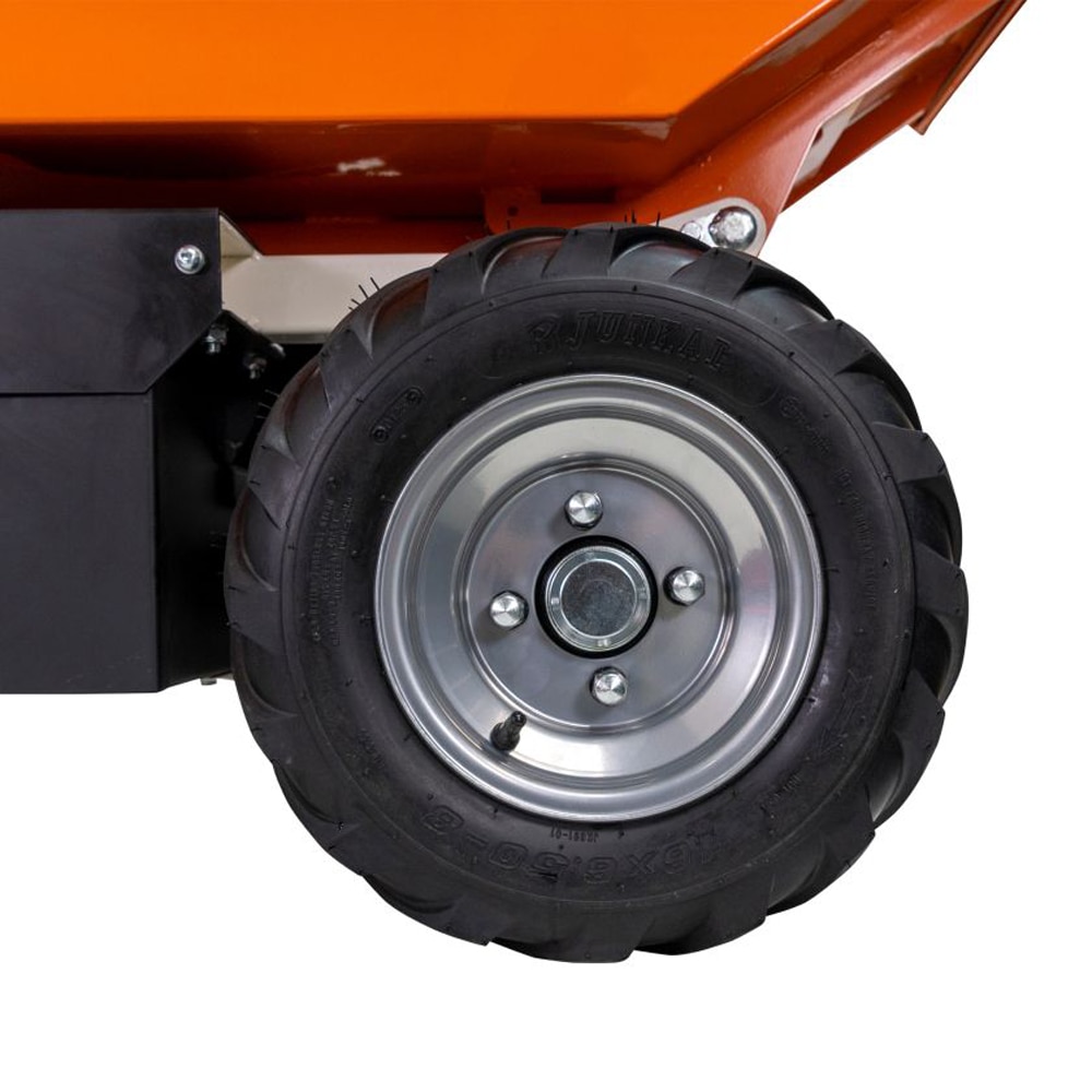 Roaba autopropulsata RURIS RTS 5000, electric, basculare hidraulica, portocaliu